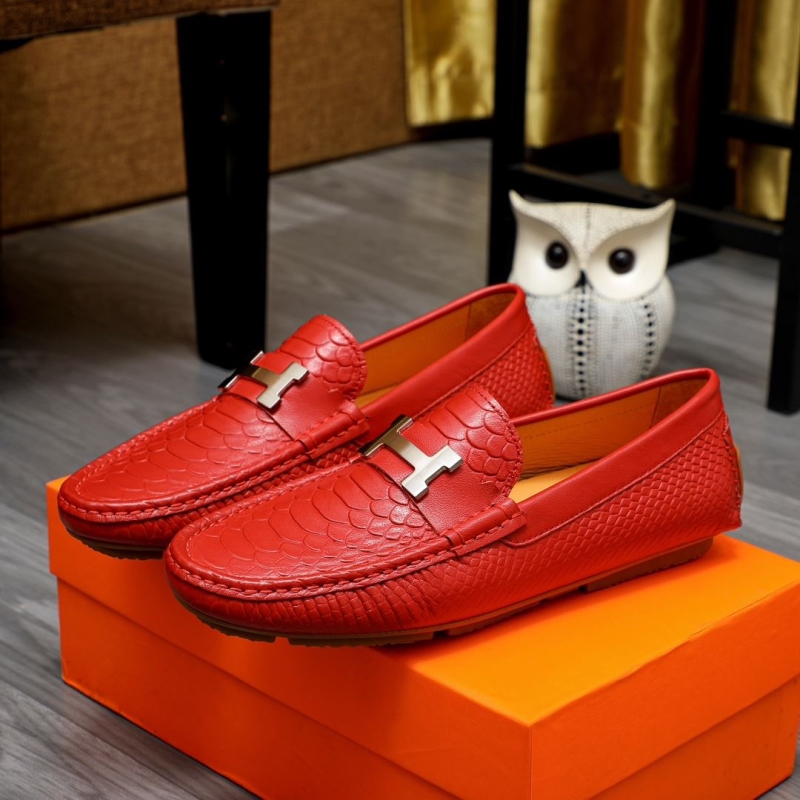 H**mes leather shoes